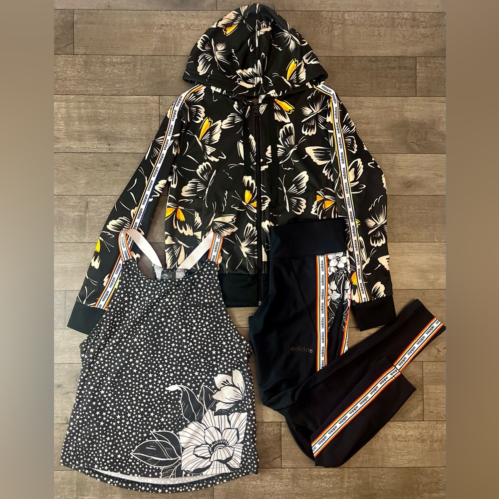 FARM RIO X ADIDAS - Butterfly Jacket Brilliant Basics Set - Bundle